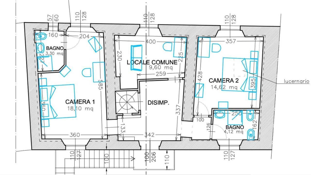 B & B Via Di Mezzo Coreglia Antelminelli Exteriör bild